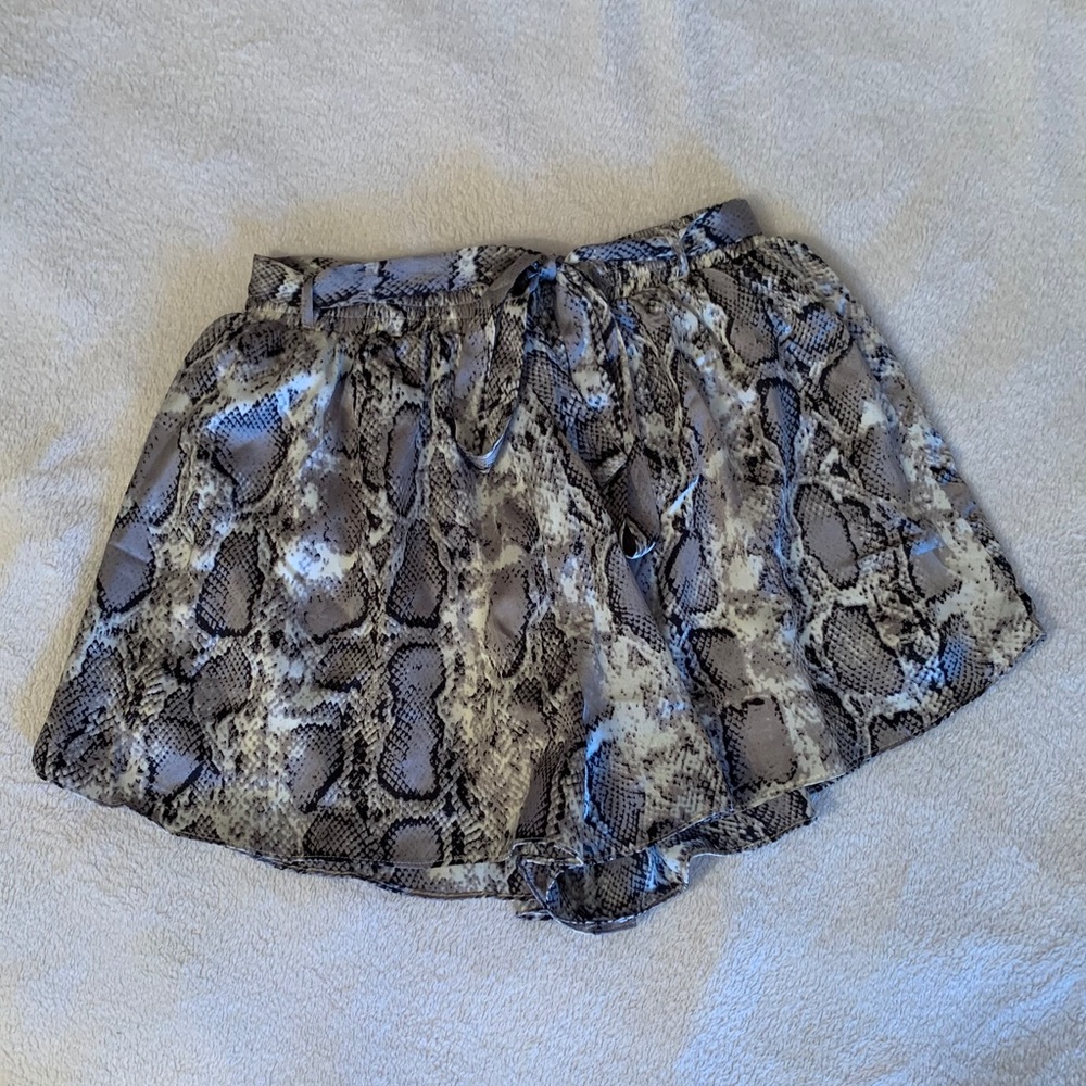 2/$20 Snake-print Flowy Shorts